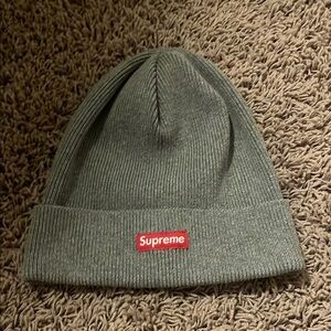 Gray Supreme Beanie